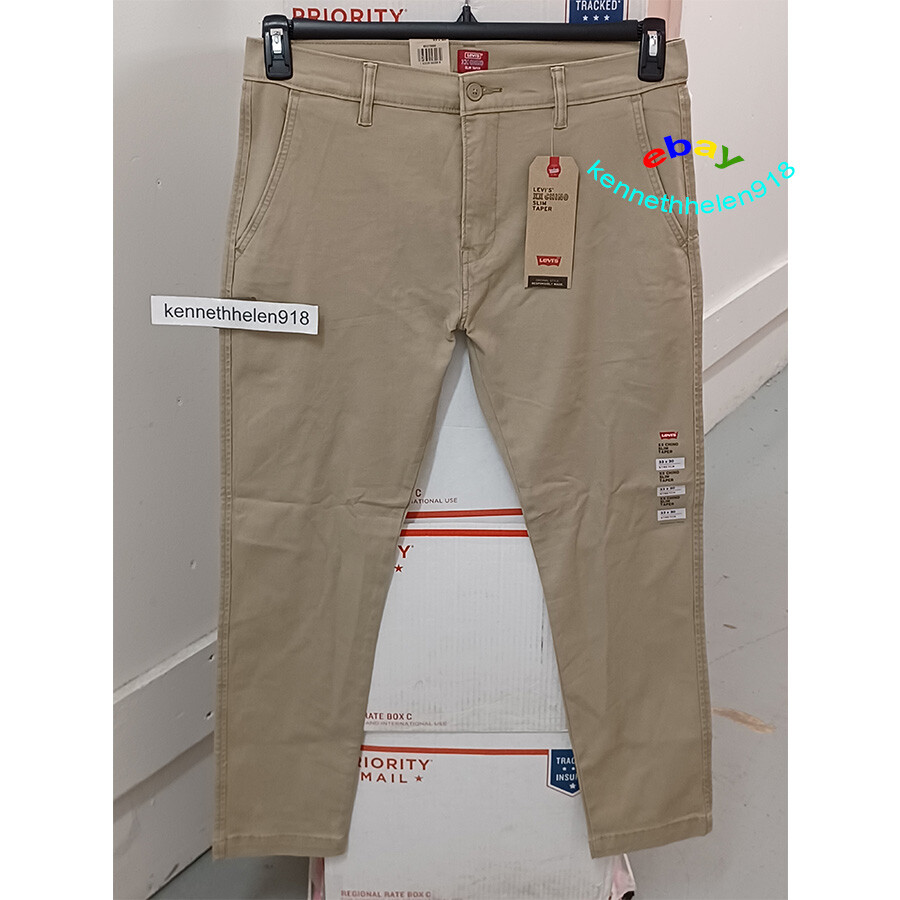 LEVIS XX CHINO SLIM TAPER FIT PANTS 852270059 KHAKI MENS SIZE 33X30,34X30 |  eBay